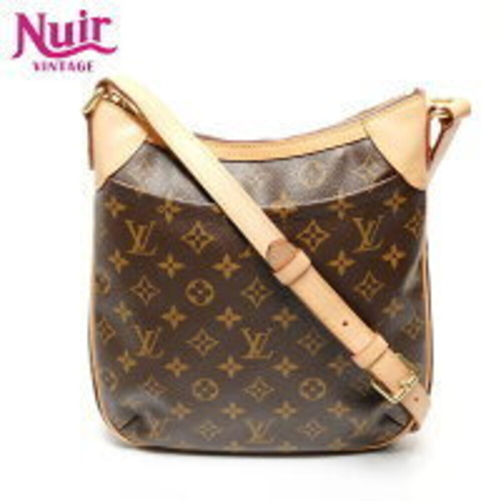 Louis Vuitton Odeon Monogram Shoulder Bag Brown